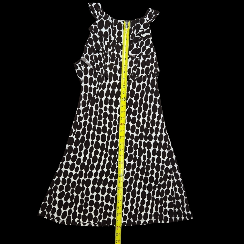 Enfocus Studio Black and White Maxi Dress Size 8 - Picture 4 of 4